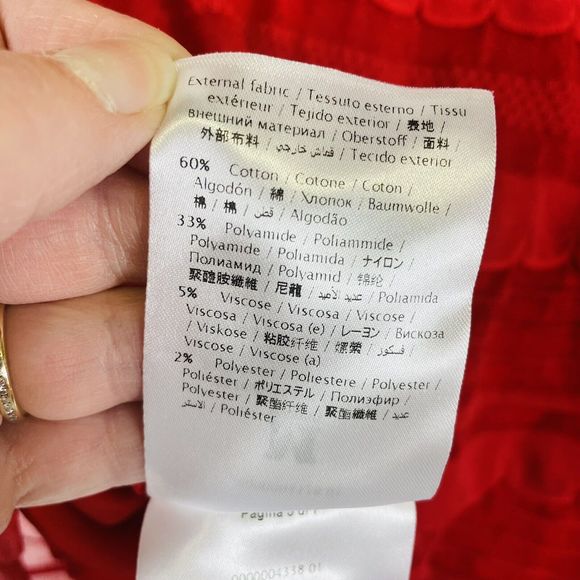 Missoni M Red flared Knit Skirt - size 4 - Picture 9 of 9